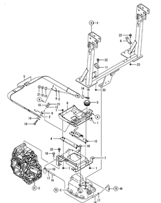 Seat Bracket Diagram and Parts List for SX3100 54ALB4S727-54ALB4SW727-54ALB4SX727-54ALB4SY727-54ALB4SZ727-54AMB4S727-54AMB4SW727-54AMB4SX727-54AMB4SY727-54AMB4SZ727 Cub Cadet Lawn Tractor